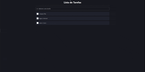 Tela inicial