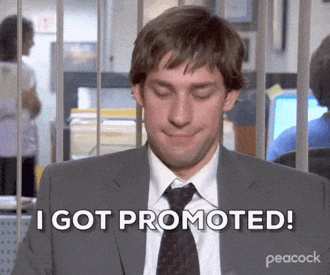Time for a promotion