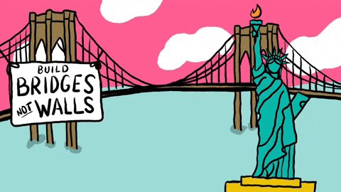 Statue Of Liberty Immigration GIF by INTO ACTION