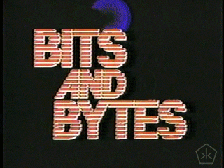 Animated bits and bytes GIF.