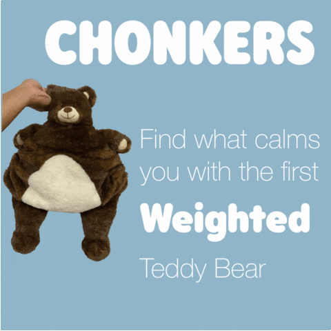 weighted stuffed animal for adults