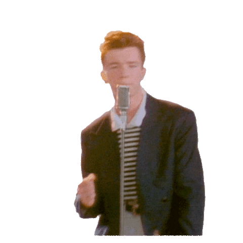 Never Gonna Give You Up Dancing Sticker by Rick Astley for iOS ...