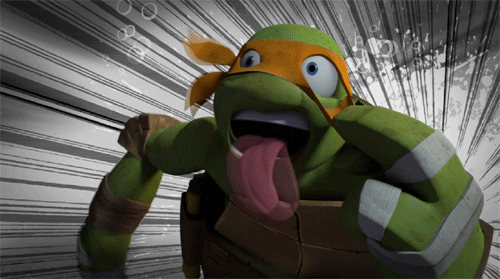 baby ninja turtles gif 1990