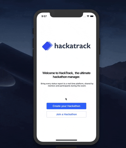 HackTrack - Create Hacka