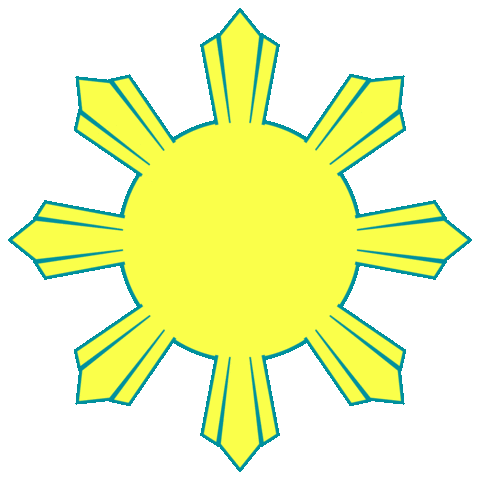 Philippine Flag Sun Sticker by Kapareha for iOS & Android | GIPHY