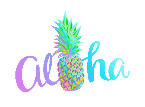Hawaii Pineapple Sticker for iOS & Android | GIPHY