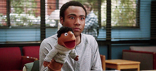 Image result for donald glover community gif