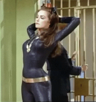 Image result for julie newmar catwoman gif