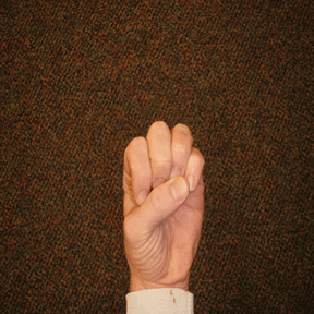 A hand with fingers counting down from 5 to 1.