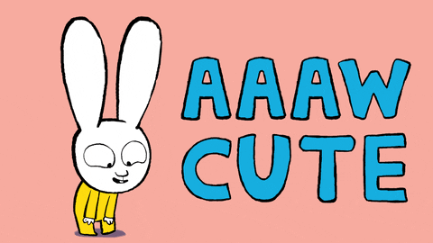 Cutie You Are So Cute GIF by Simon Super Rabbit - Find & Share on GIPHY