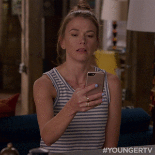 Can'T See Tv Land GIF by YoungerTV - Find & Share on GIPHY