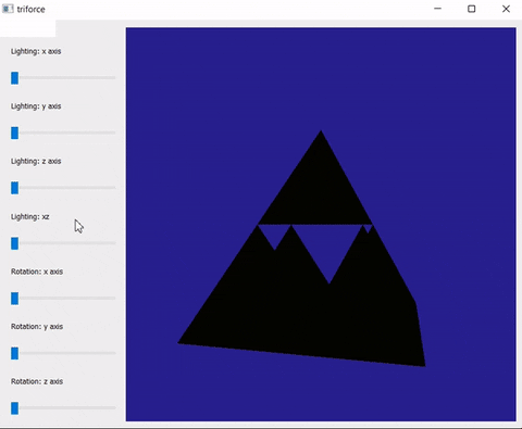 Triforce-OpenGL Sample