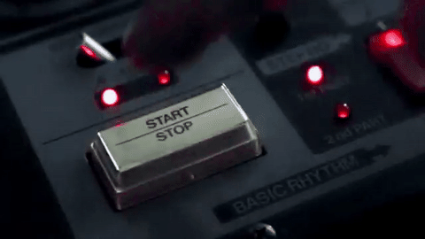 Gif of Start Stop button