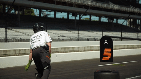 Waving Indy 500 GIF by Arrow McLaren SP - Find & Share on GIPHY