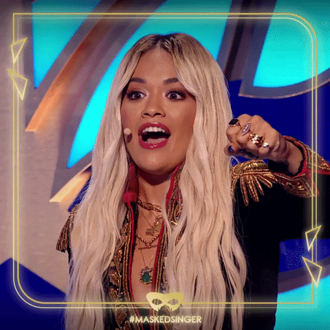 Rita Ora GIF by The Masked Singer UK - Find & Share on GIPHY