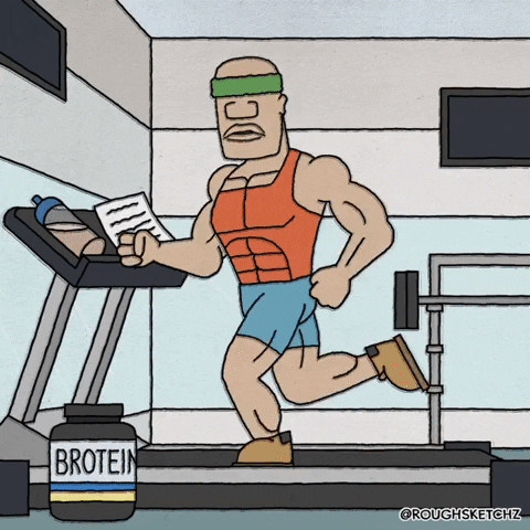 Moški v fitnesu s proteini