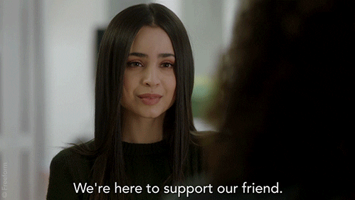 Tv Show Support GIF by Pretty Little Liars - Find & Share on GIPHY
