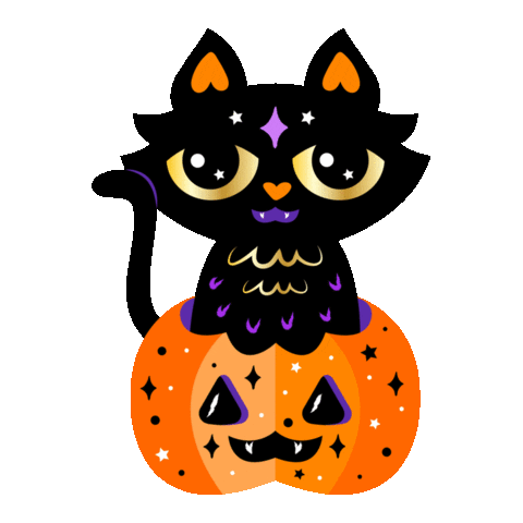 Halloween Pumpkin Sticker by Light for iOS & Android | GIPHY