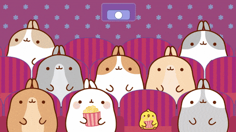 molang watching movies gif