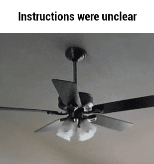 Instruction not clear in funny gifs