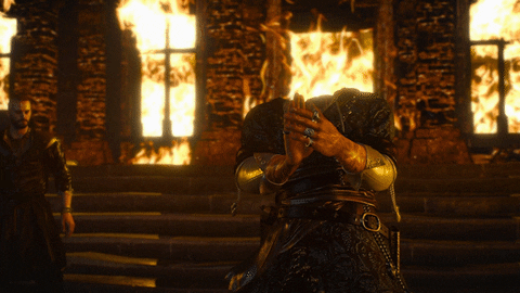 Witcher 3 Fire GIF
