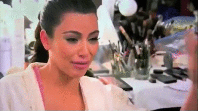 Resultado de imagen de kimkardashian crying gif