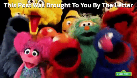 Sesame Street Letter F GIF