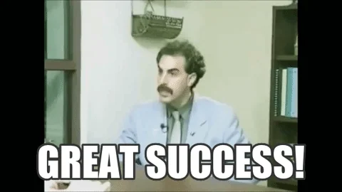 Event Borat felt it was a great success