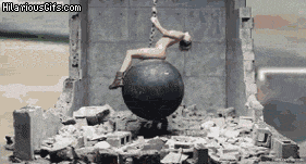 Image result for wrecking ball gif