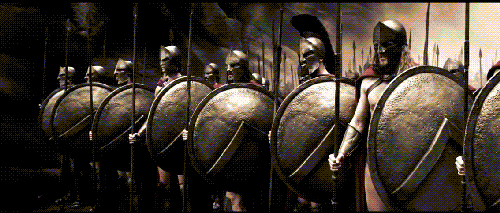 Image result for spartans shields gif