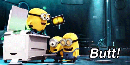 despicable me minions butts
