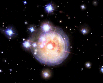 Explosion V838 GIF