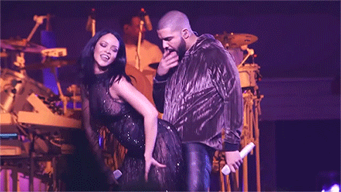 Drake & Rihanna GIF