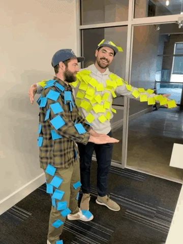 collaboration sticky notes