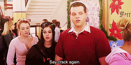 Image result for say crack again gif