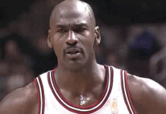 Michael Jordan frustrated gif