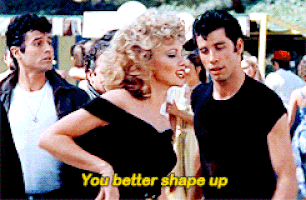 Image result for grease you better shape up gif