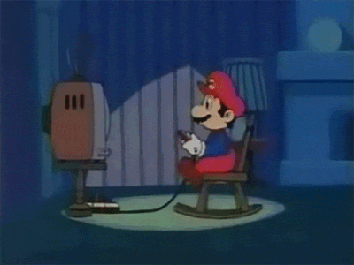 Mario Playing Video Games