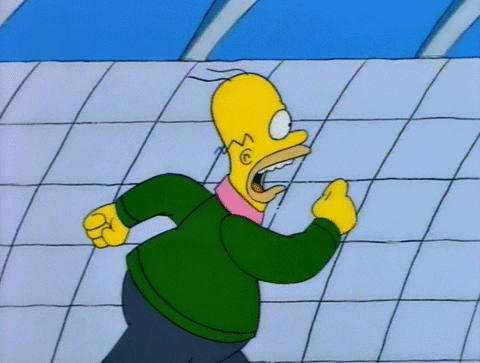 Homer Simpson Running GIF by dinakelberman - Find & Share on GIPHY