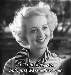 Image result for bette davis id love to kiss you gif