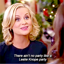 Image result for parks and rec party gif