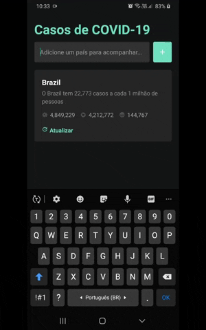 GitHub - Yuhtin/react-covid-tracker: A covid tracker application using ...