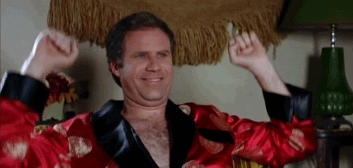 Happy Will Ferrell GIF - Find & Share on GIPHY