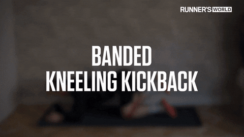 Banded Kneeling Kickback
