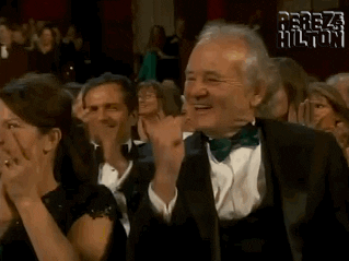 yes applause clapping oscars bill murray