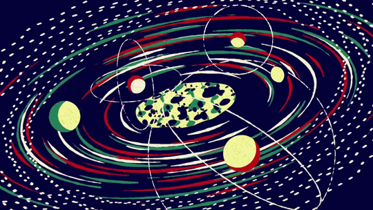 art music video illustration tech science fiction