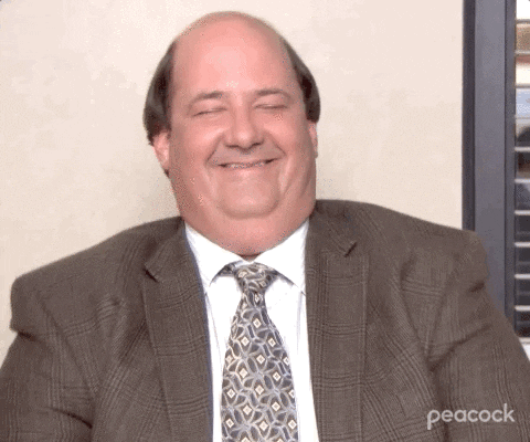 kevin from the office laughing