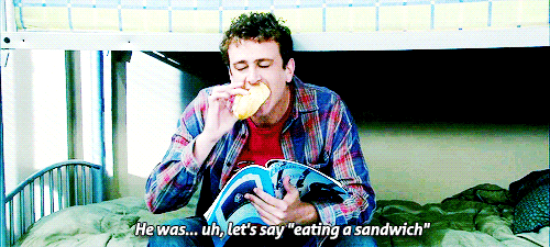 Image result for himym sandwiches gif