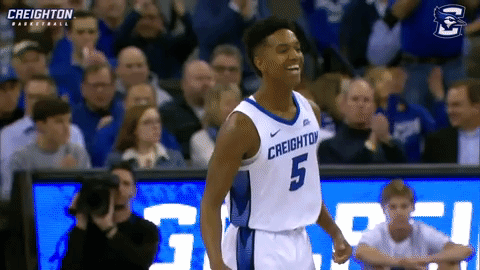 Celebrate Creighton Bluejays GIF by Creighton University Athletics
