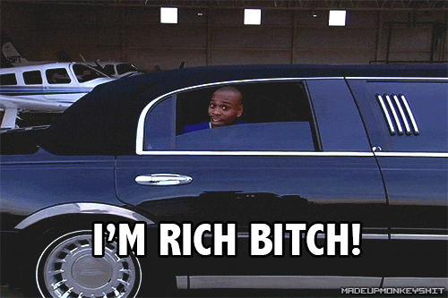 rich dave chappelle limo swag money